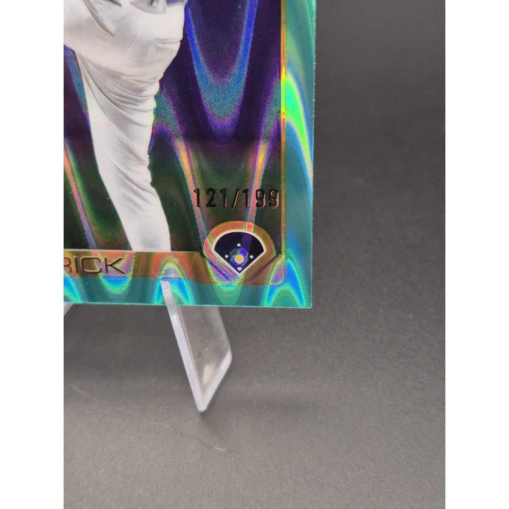 2025 Topps Chrome Chad Patrick #USC90 Rookie Teal Raywave /199 Milwaukee Brewers